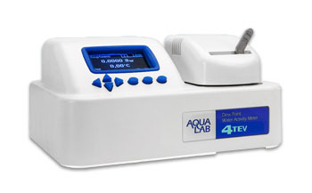 Boveda tests cannabis samples with a Water Activity Meter to gauge how the water content in cannabis and hemp
